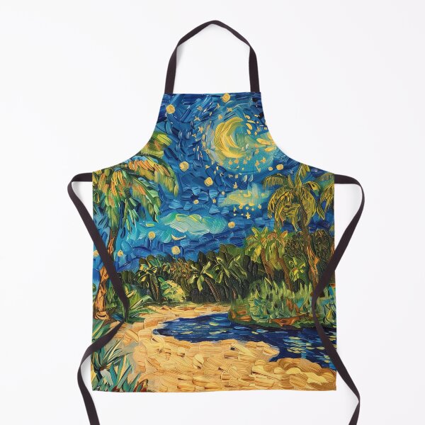 Item preview, Belizean landscape | Painting in the style of Vincent van Gogh designed and sold by ComicsFactory.