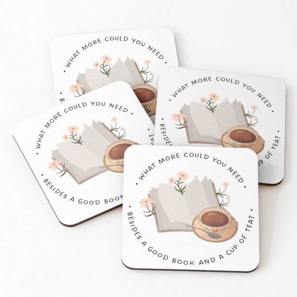 Item preview, A Good Book and a Cup of Tea designed and sold by bookishjargon.