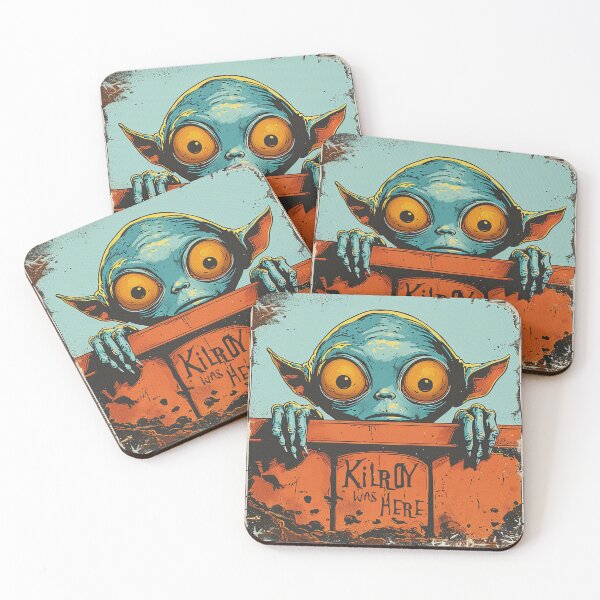 Item preview, Kilroy Was Here Big Eyes designed and sold by SplendidThings.