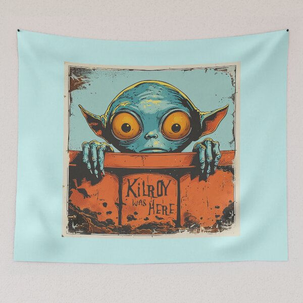 Item preview, Kilroy Was Here Big Eyes designed and sold by SplendidThings.