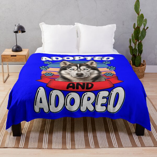 Item preview, Husky Dog Owner Design Adopted And Adored designed and sold by fantasticdesign.