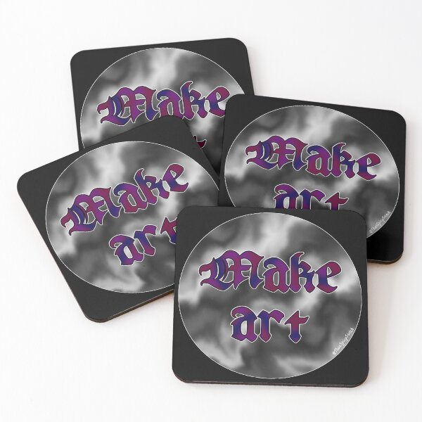 Item preview, Make Art (Self Care) (Black) designed and sold by ThatSpicyStitch.