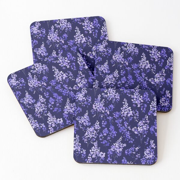 Item preview, Indigo Wisteria Midnight Florals Design 2 designed and sold by Tom-Johnson.