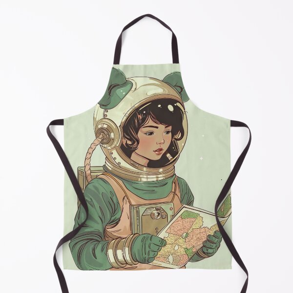 Item preview, Lunar Lass with Lil' Ears designed and sold by Retro Type.