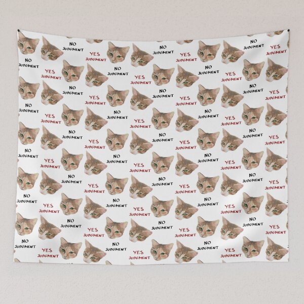 Item preview, Judgmental funny cats designed and sold by NessTheArtist.