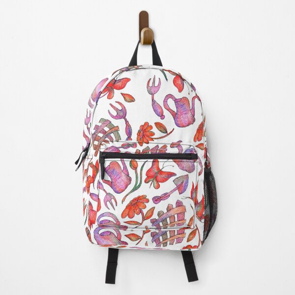 Item preview, garden pattern red designed and sold by Gerardo Segismundo.