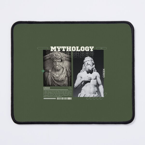Item preview, Mythology | Statue Illustration | Green Background designed and sold by RM-Journey.