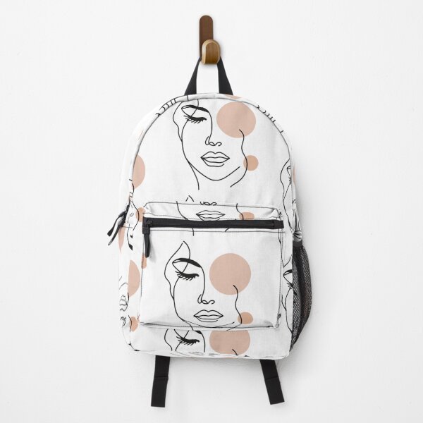 Item preview, One line woman face drawing (White Background) designed and sold by MusesWhispers.