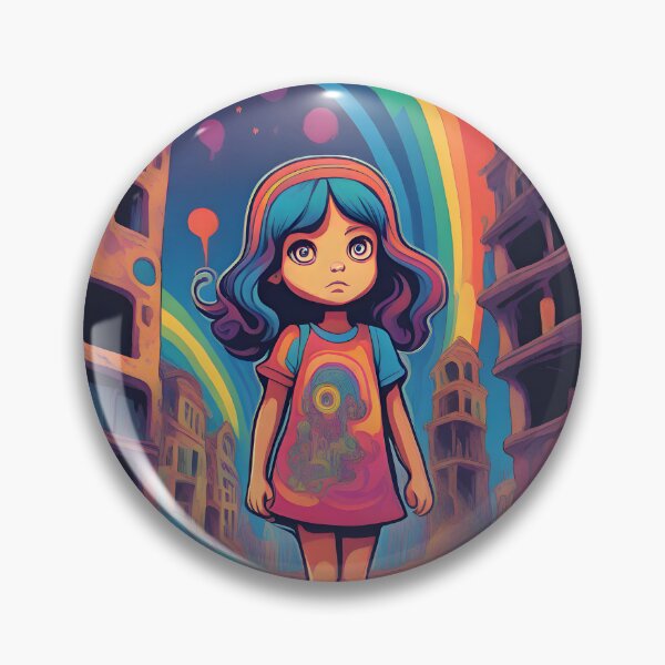 Item preview, A cute little girl standing amongst the ruined buildings designed and sold by Sopilka.
