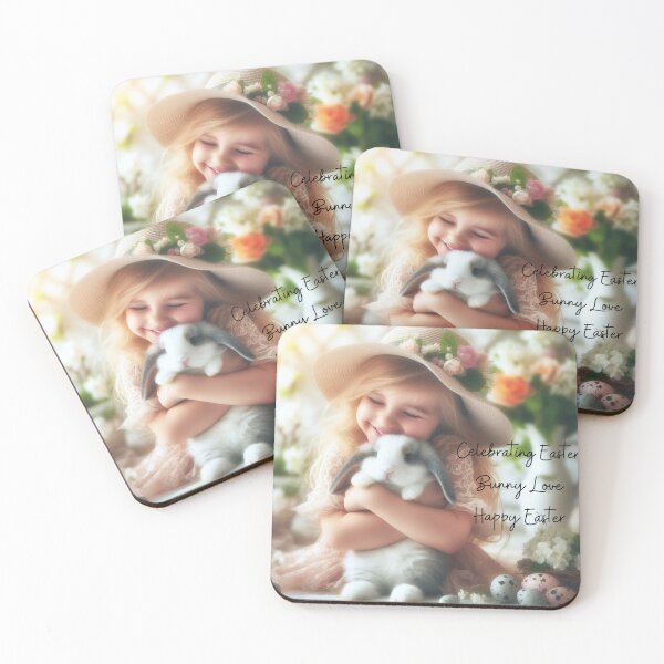 Item preview, Celebrating Easter, Bunny Love, Happy Easter! designed and sold by FreeSpiritArt4U.