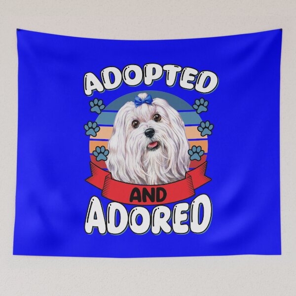 Item preview, Maltese Dog Owner Adopted And Adored Art Design designed and sold by fantasticdesign.