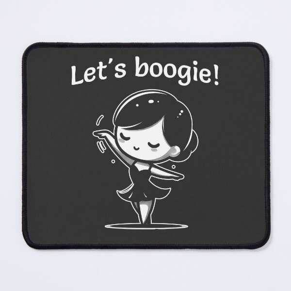 Item preview, Let's Boogie! Dance with Joy in White and Grey designed and sold by SplashTastic.