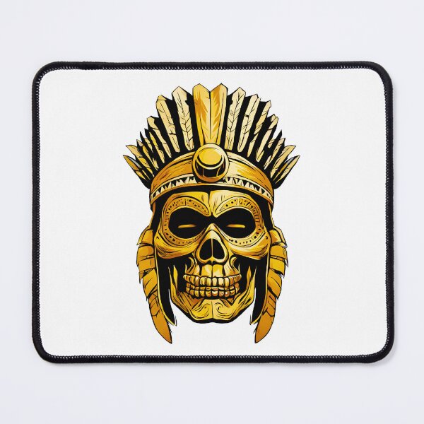 Item preview, Tribal Chief in Golden Skull Mask designed and sold by Tom-Johnson.