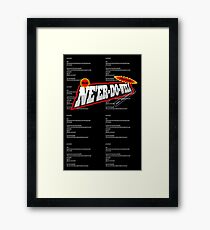 Ne'er-do-well (Waster) Framed Print