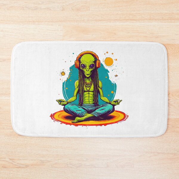 Item preview, Hippie Alien Practices Yoga Among Stars designed and sold by Tom-Johnson.