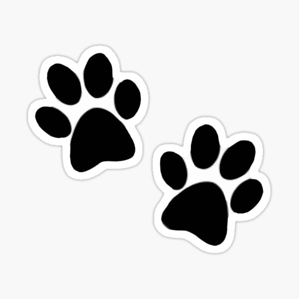 Dog Paws Stickers | Redbubble