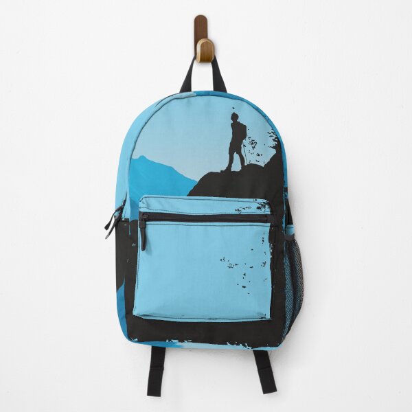 Item preview, Hiking in the Mountains Lonely Adventure designed and sold by RR-Arts.