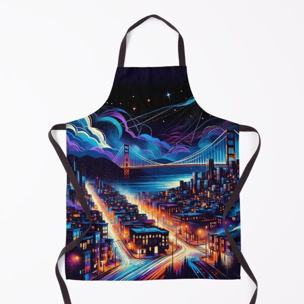 Item preview, San Francisco's Dreamscape: The Golden Gate Aglitter designed and sold by leyfinder.