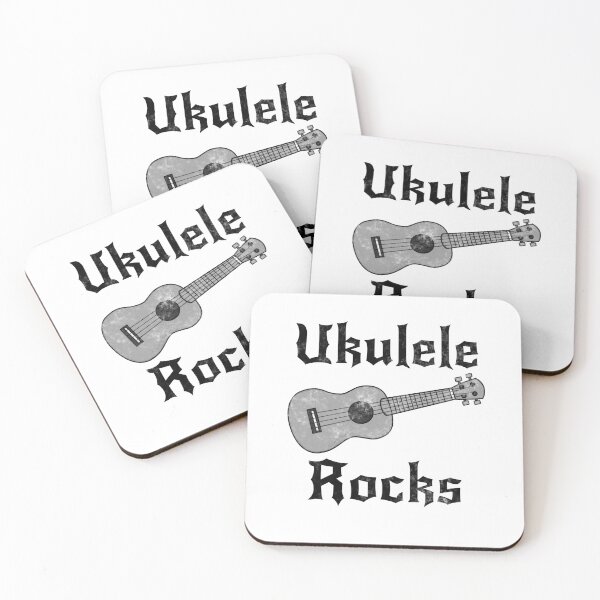 Item preview, Ukulele Rocks, Ukulelist Uke Player Goth Heavy Rock Musician designed and sold by doodlerob.
