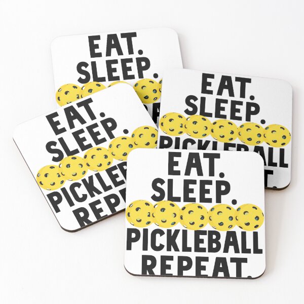 Item preview, Eat Sleep Pickleball Repeat designed and sold by TheCatmeow2000.