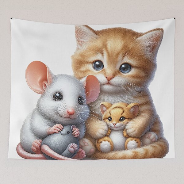 Item preview, Playing Cat and Mouse designed and sold by Foxlindesigns.