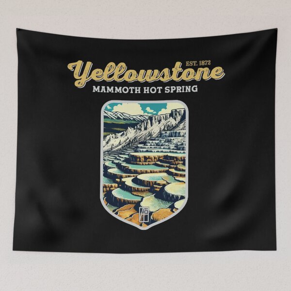 Item preview, USA - NATIONAL PARK - YELLOWSTONE Mammoth Hot Springs - 1 designed and sold by ArtProjectShop.