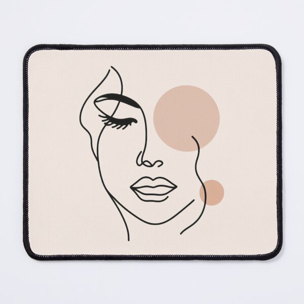 Item preview, One line woman face drawing designed and sold by MusesWhispers.