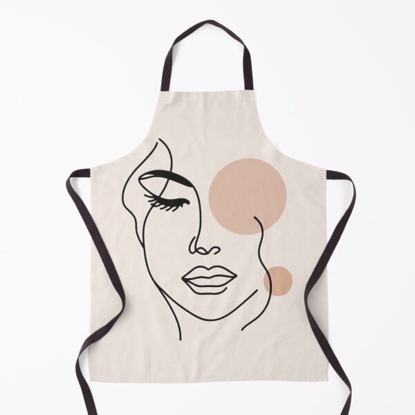 Item preview, One line woman face drawing designed and sold by MusesWhispers.