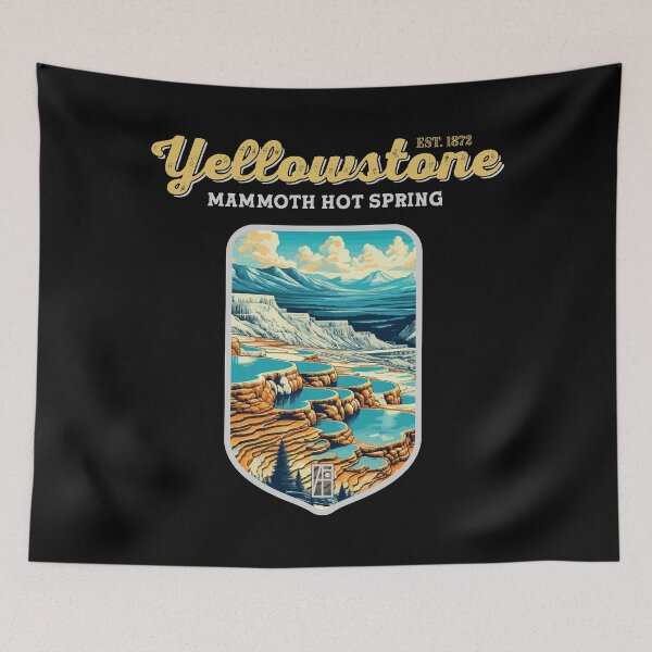 Item preview, USA - NATIONAL PARK - YELLOWSTONE Mammoth Hot Springs - 3 designed and sold by ArtProjectShop.