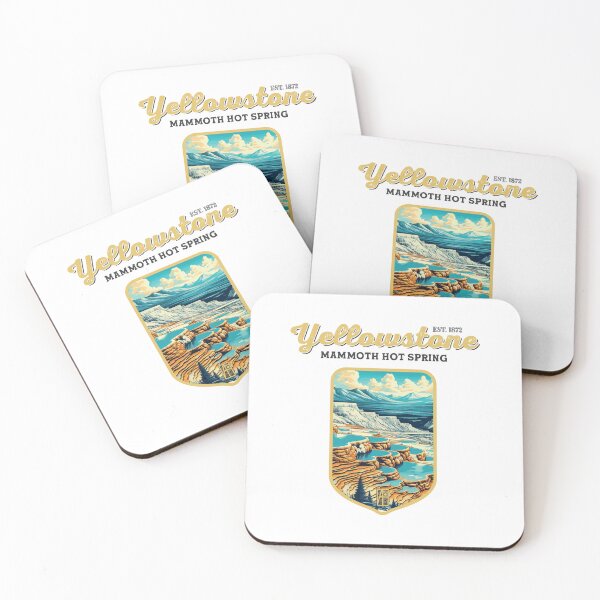 Item preview, USA - NATIONAL PARK - YELLOWSTONE Mammoth Hot Springs - 4 designed and sold by ArtProjectShop.