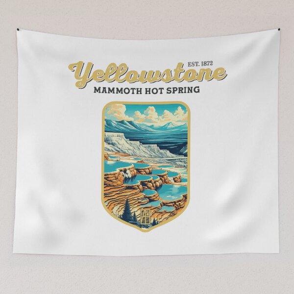 Item preview, USA - NATIONAL PARK - YELLOWSTONE Mammoth Hot Springs - 4 designed and sold by ArtProjectShop.