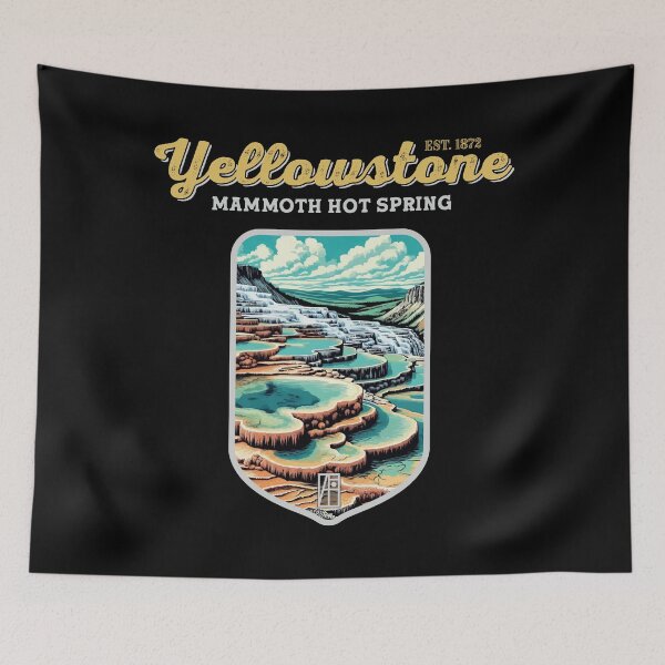 Item preview, USA - NATIONAL PARK - YELLOWSTONE Mammoth Hot Springs - 4 designed and sold by ArtProjectShop.