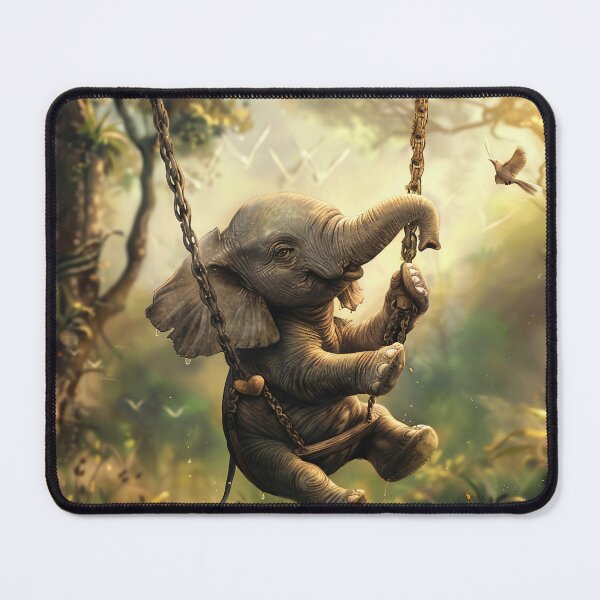 Item preview, Elephant Swinging with Grace designed and sold by Brendon987.