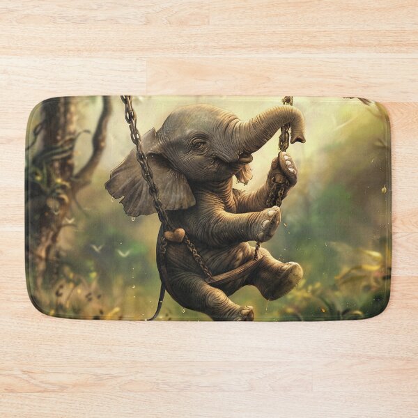 Item preview, Elephant Swinging with Grace designed and sold by Brendon987.