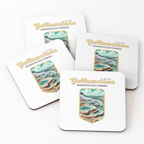 Item preview, USA - NATIONAL PARK - YELLOWSTONE Mammoth Hot Springs - 6 designed and sold by ArtProjectShop.