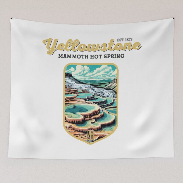 Item preview, USA - NATIONAL PARK - YELLOWSTONE Mammoth Hot Springs - 6 designed and sold by ArtProjectShop.