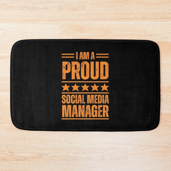 Item preview, I'm A very proud Social media manager designed and sold by rootartino.