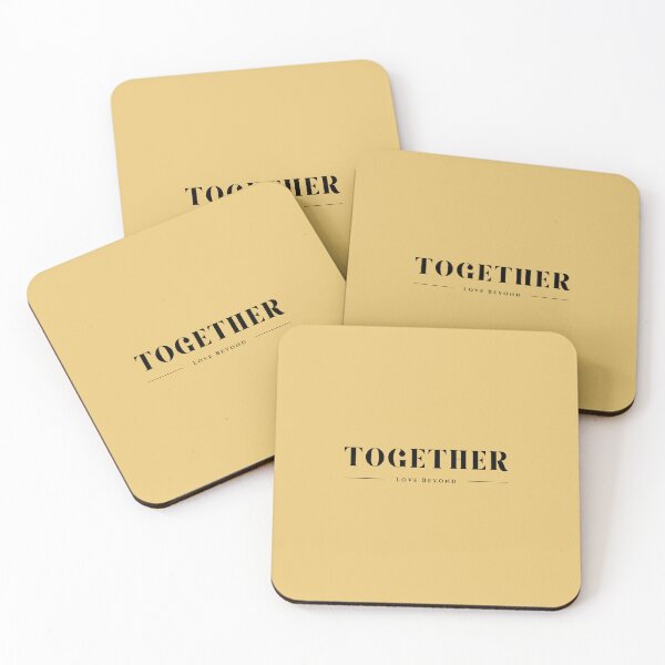 Item preview, TOGETHER | Love Beyond | Yellow Background designed and sold by RM-Journey.