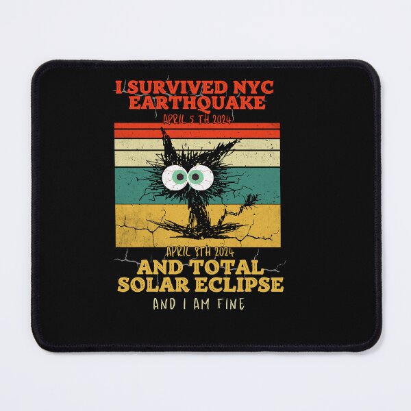 Item preview, I survived the NY Earthquake and total solar eclipse designed and sold by MilkyForest.