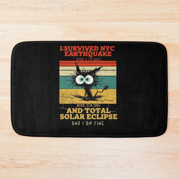 Item preview, I survived the NY Earthquake and total solar eclipse designed and sold by MilkyForest.