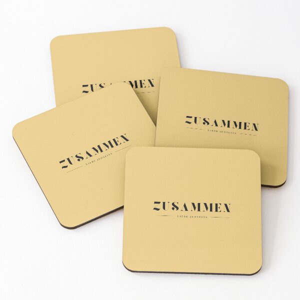 Item preview, GEMEINSAM | Liebe jenseits | Yellow Background designed and sold by RM-Journey.
