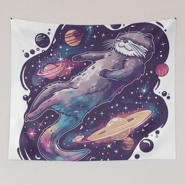 Item preview, Otter Space  designed and sold by Birb-Merch.