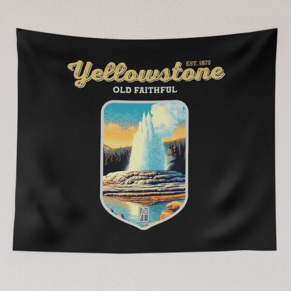 Item preview, USA - NATIONAL PARK - YELLOWSTONE Old Faithful - 1 designed and sold by ArtProjectShop.