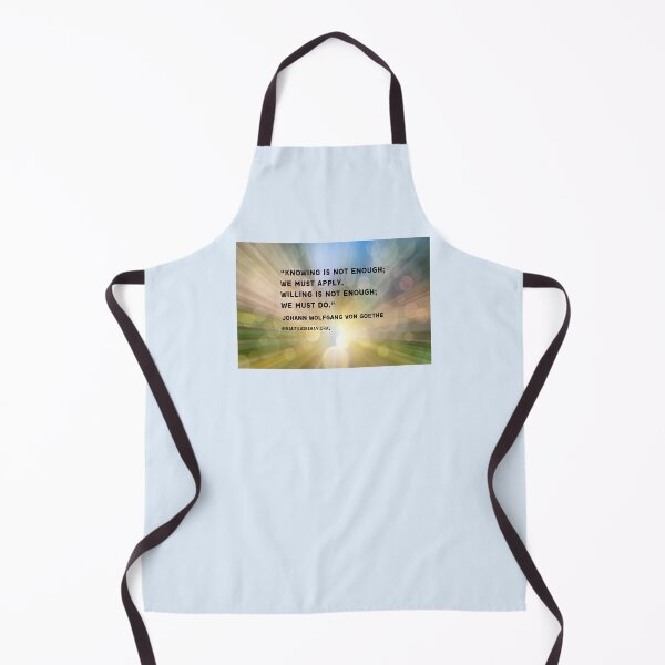 Item preview, Knowing is Not Enough - Goethe Quote designed and sold by nautilushealth.