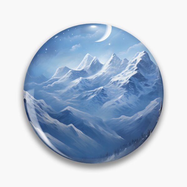 Item preview, Winter Landscape of the Heights and Peaks designed and sold by Shirtastically.