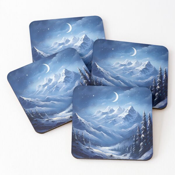 Item preview, Winter Landscape of the Heights and Peaks designed and sold by Shirtastically.