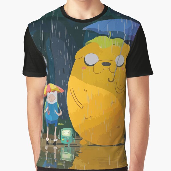 Item preview, Adventure Time Tororo, Jake Totoro, Finn, BMO, Animation designed and sold by Maria-sticker111.
