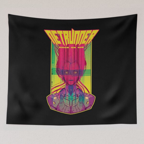 Item preview, Netrunner Hack or Die neon glow  designed and sold by EYESORE ART.