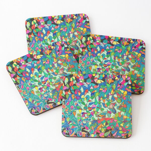 Item preview, Multicolored Kaleidoscopic Flowing Pattern designed and sold by artofkathleen.