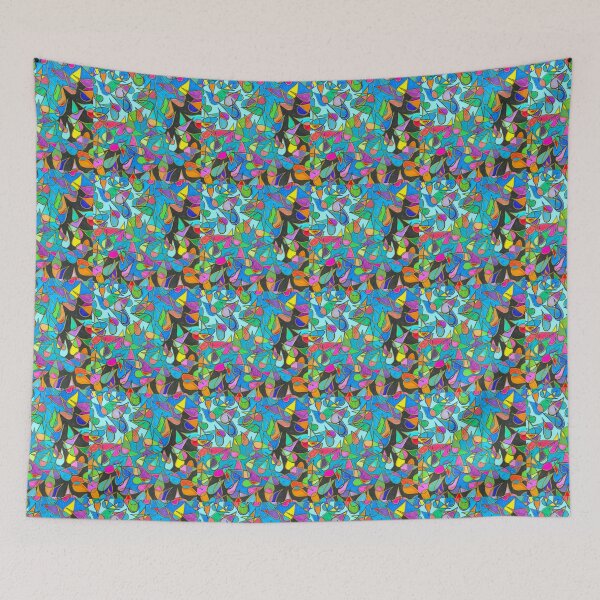 Item preview, Multicolored Kaleidoscopic Flowing Pattern designed and sold by artofkathleen.